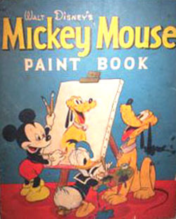 Mickey Mouse and Friends Paint Book