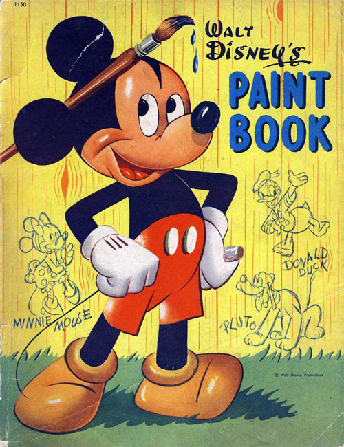 Mickey Mouse and Friends Paint Book