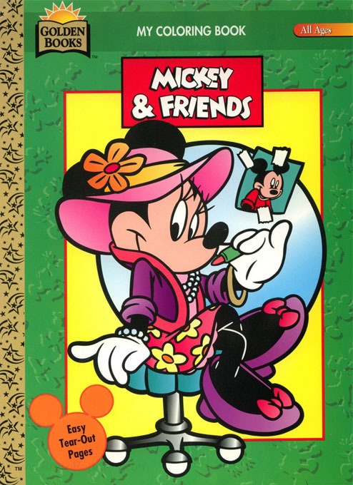 Mickey Mouse and Friends Coloring Book