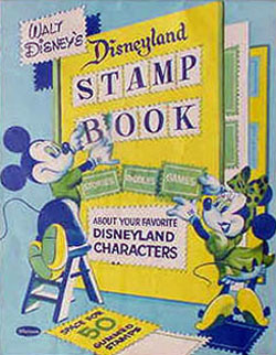 Walt Disney Theme Parks Stamp Book