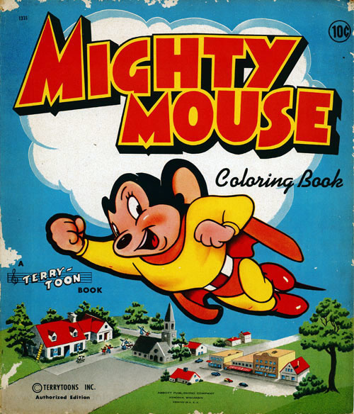 Mighty Mouse Coloring Book