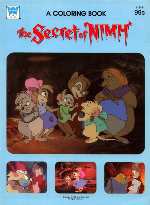 nicodemus color page the secret of nimh