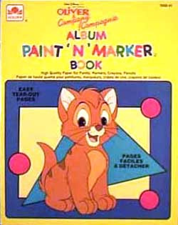 Oliver & Company Paint 'n' Marker Book