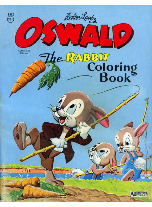 Oswald the Lucky Rabbit (Lantz) Coloring Book