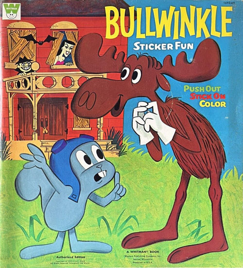 Rocky and Bullwinkle Sticker Fun