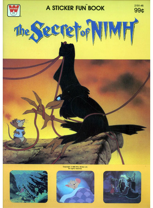 Secret of NIMH, The Coloring Books | Coloring Books at Retro Reprints ...