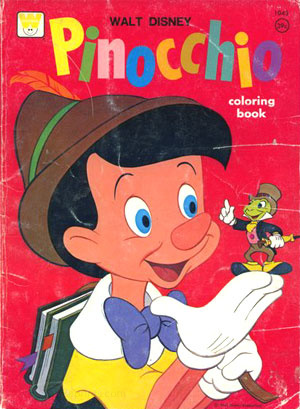 Pinocchio, Disney's Coloring Book