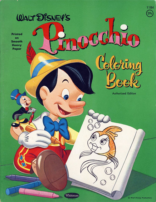 Pinocchio, Disney's Coloring Book