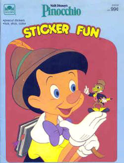 Pinocchio, Disney's Sticker Fun