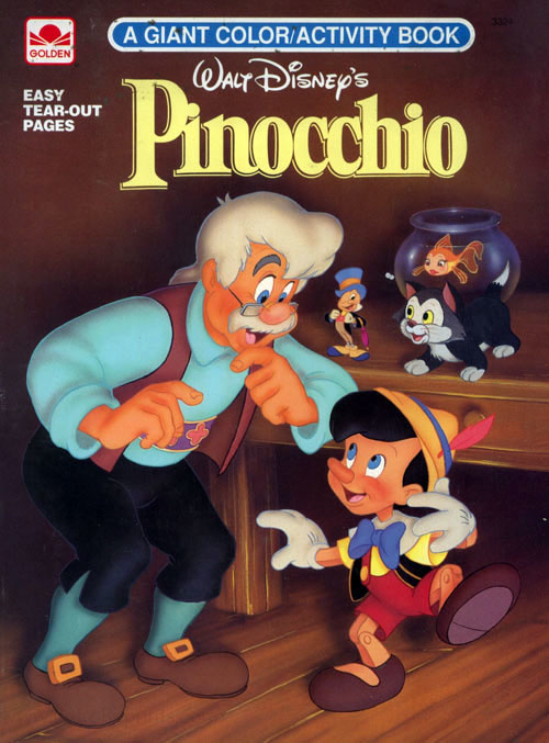 Pinocchio, Disney's Coloring and Activity Book