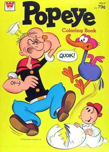 Popeye the Sailor Man Coloring Book