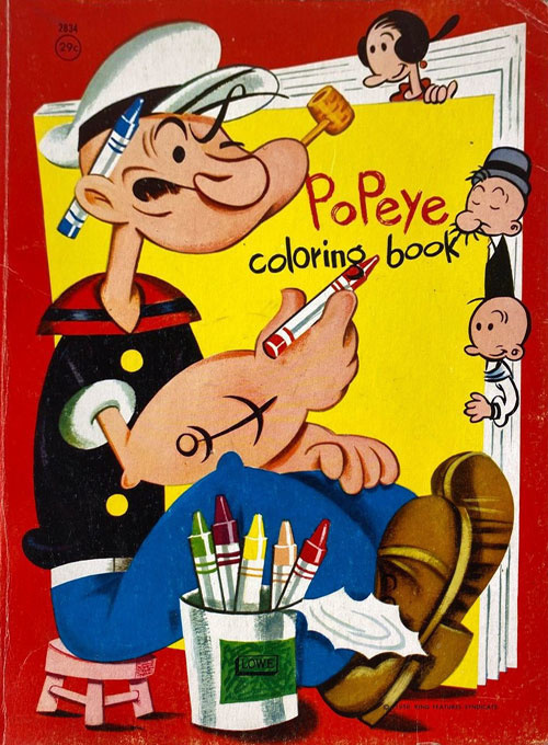 Popeye the Sailor Man Coloring Book