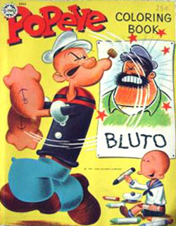 Popeye the Sailor Man Coloring Book