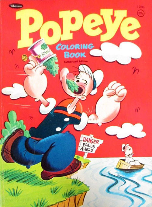 Popeye the Sailor Man Coloring Book