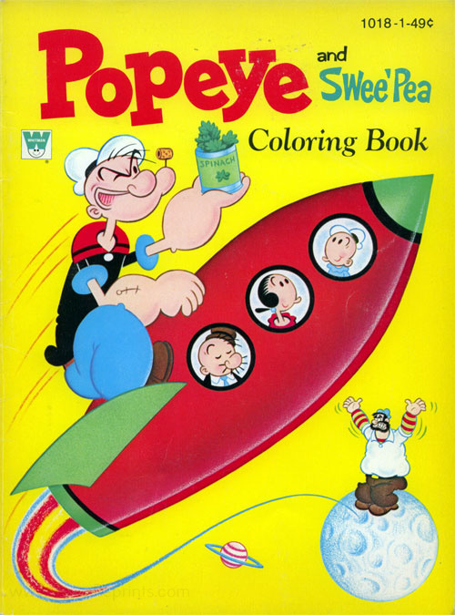 Popeye the Sailor Man Coloring Book