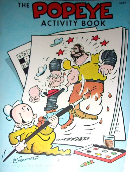 Popeye the Sailor Man Activity Book