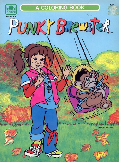 It's Punky Brewster Coloring Book