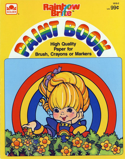 Rainbow Brite Paint Book