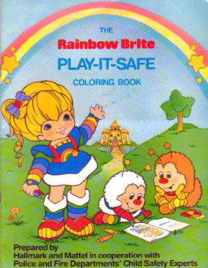 Download Rainbow Brite Play It Safe Coloring Books At Retro Reprints The World S Largest Coloring Book Archive