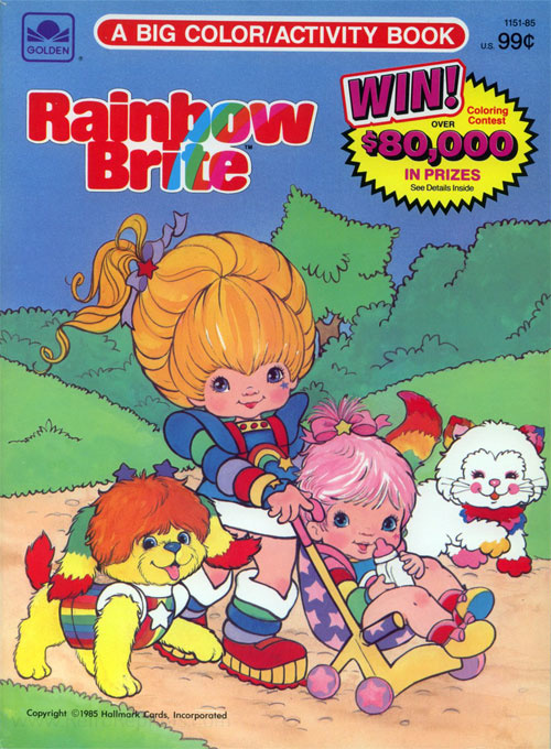 Rainbow Brite Coloring And Activity Book Coloring Books At Retro Reprints The Worlds 5134