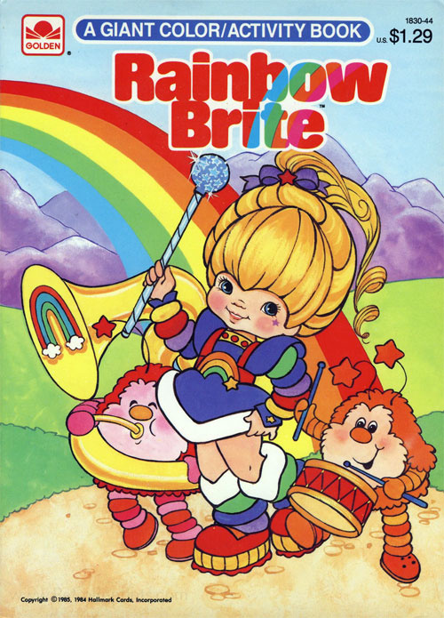Rainbow Brite Coloring Book | Coloring Books at Retro Reprints - The