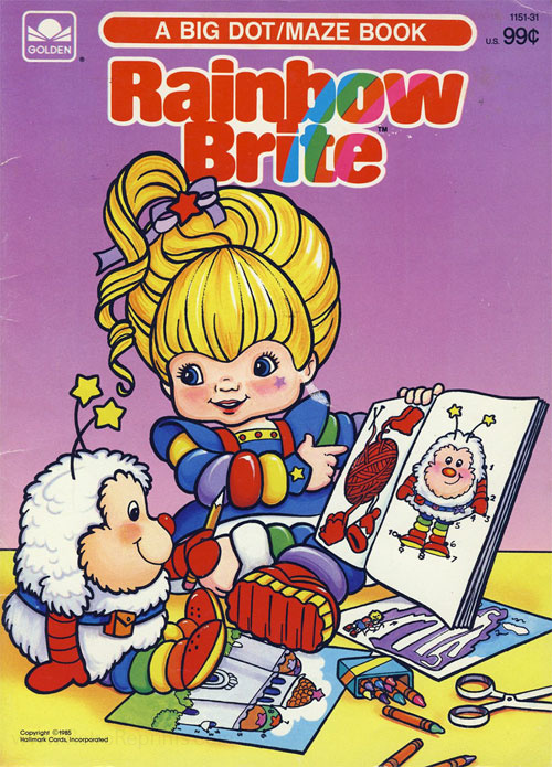 Rainbow Brite Coloring Book