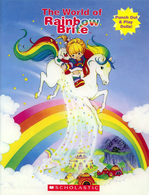 Rainbow Brite Punch-Out Book