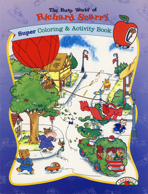 Busy World of Richard Scarry, The Coloring and Activity Book