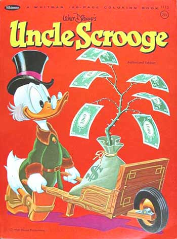 Uncle Scrooge Coloring Book