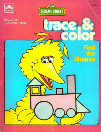 Sesame Street Trace and Color