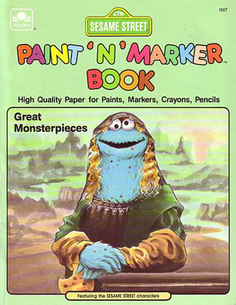 Sesame Street Paint n Marker Book