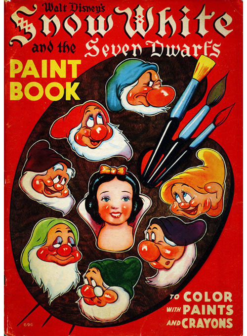 Snow White & the Seven Dwarfs Paint Book