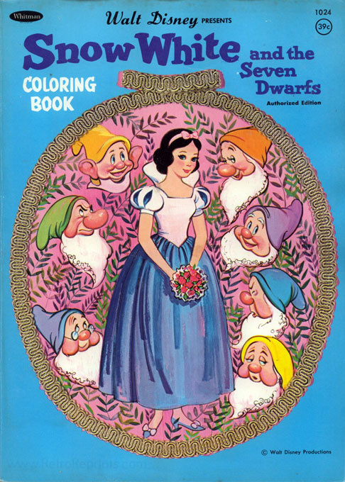 Snow White & the Seven Dwarfs Coloring Book