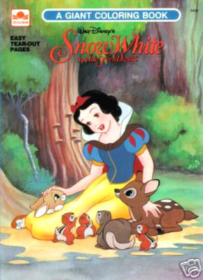 Snow White & the Seven Dwarfs Coloring Book