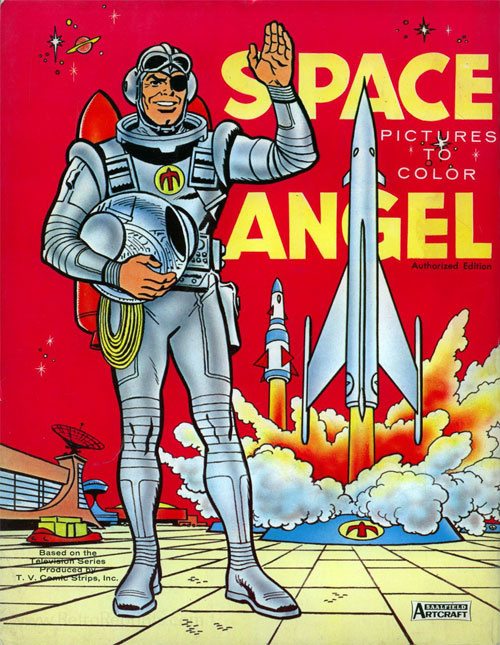 Space Angel Coloring Book
