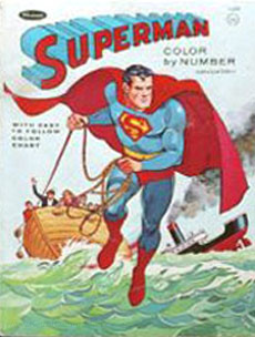 Superman Color By Number