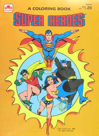 DC Super Heroes Coloring Book