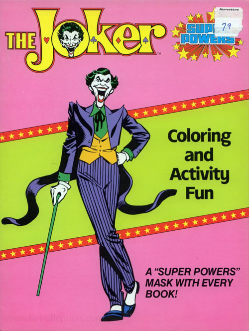 Super Powers Joker Coloring and Activity Book