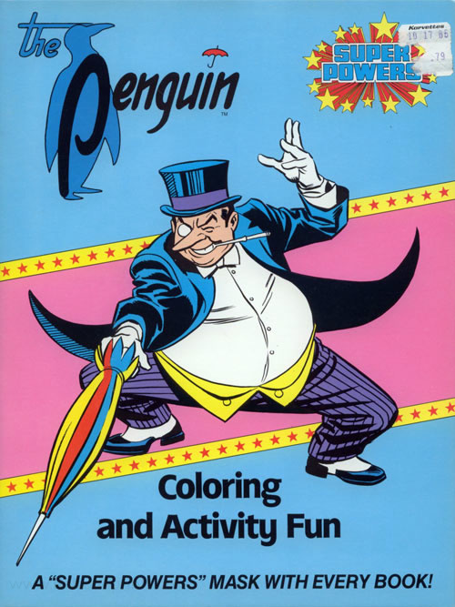 Super Powers Penguin Coloring and Activity Book