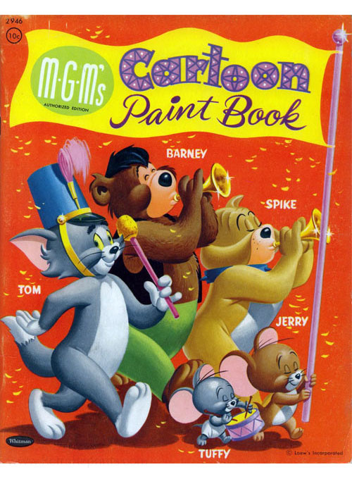 Tom & Jerry Cat & Mouse Games  Coloring Books at Retro Reprints