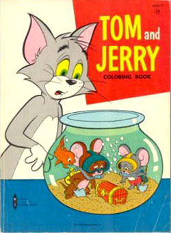 Tom & Jerry Cat & Mouse Games  Coloring Books at Retro Reprints