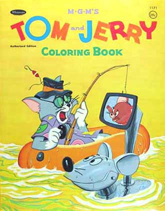 Tom & Jerry Cat & Mouse Games  Coloring Books at Retro Reprints