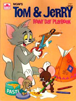 Tom & Jerry Cat & Mouse Games  Coloring Books at Retro Reprints