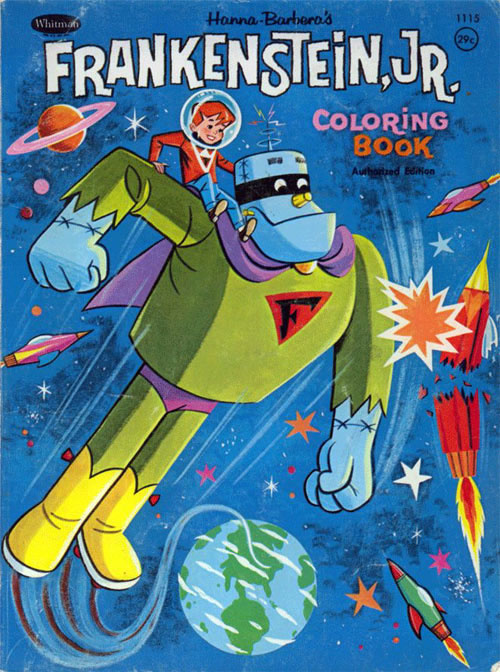 Frankenstein Jr. Coloring Book
