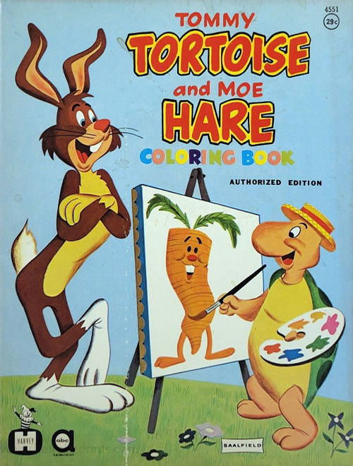 Tommy Tortoise & Moe Hare Coloring Book