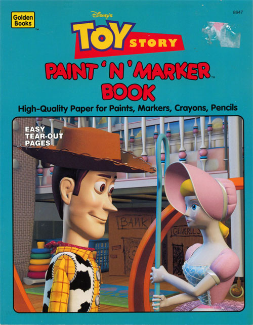 Toy Story Paint n Marker Book