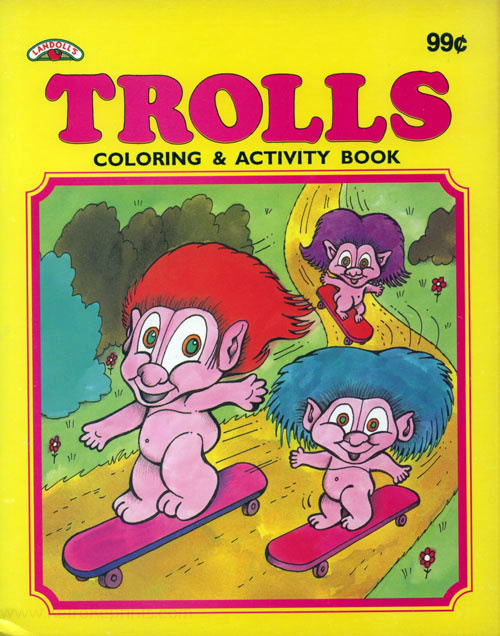 Trolls Coloring and Activity Book