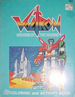 Voltron: Defender of the Universe Coloring and Activity Book