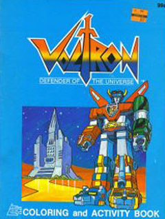 Voltron: Defender of the Universe Coloring and Activity Book