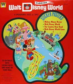 Walt Disney Theme Parks Sticker Fun